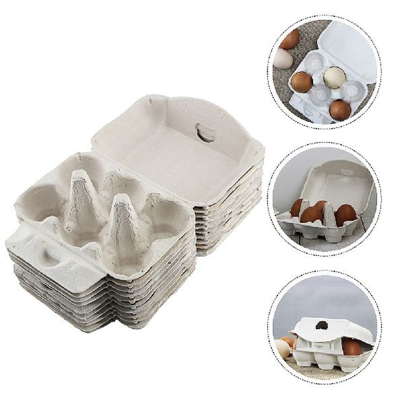 Egg Storage Cartons Container Paper Trays Display Cases
