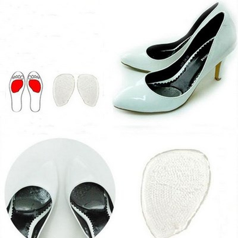 5Pair/lot Silicone Gel Cushion Insoles Anti-Slip Shoe Pads m