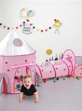 Girls Tunnel Princess Tent Toys Kids Indoor Playhouse Baby