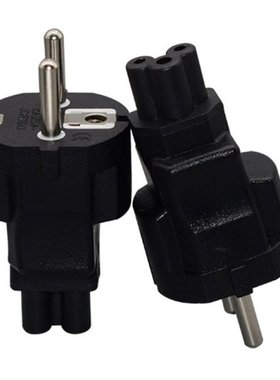 1 PC EU Mains Power Cable Adapter EU PLug To IEC320 C5 Adapt