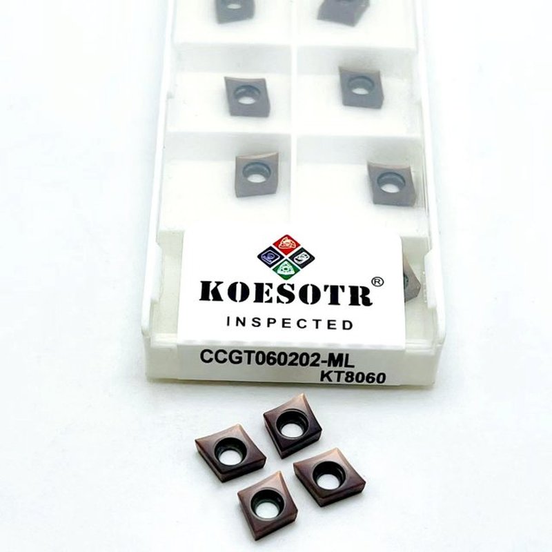 10PCS CCGT060201 CCGT060202 CCGT060204 ML KT8060 Carbide Ins