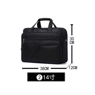 Oxford briefcase laptop bag cross section men handbag canvas