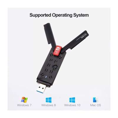 AX1800 1800Mbps WiFi 6 USB Adapter Dual Band 2.4G/5Ghz USB 3