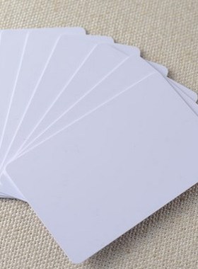 50PCS/Lot 13.56MHZ Printable PVC RFID Smart IC Blank Card W