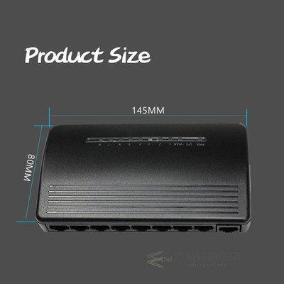 9port wired router RTL8196E Chip SOHO plastic box DHCP ether