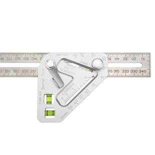 1.8in Protractor Carpenter Tools Square Woodworking Ruler A
