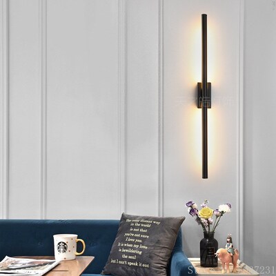 Designer's Minimalist Strip Line Wall Lamp Simple Modern