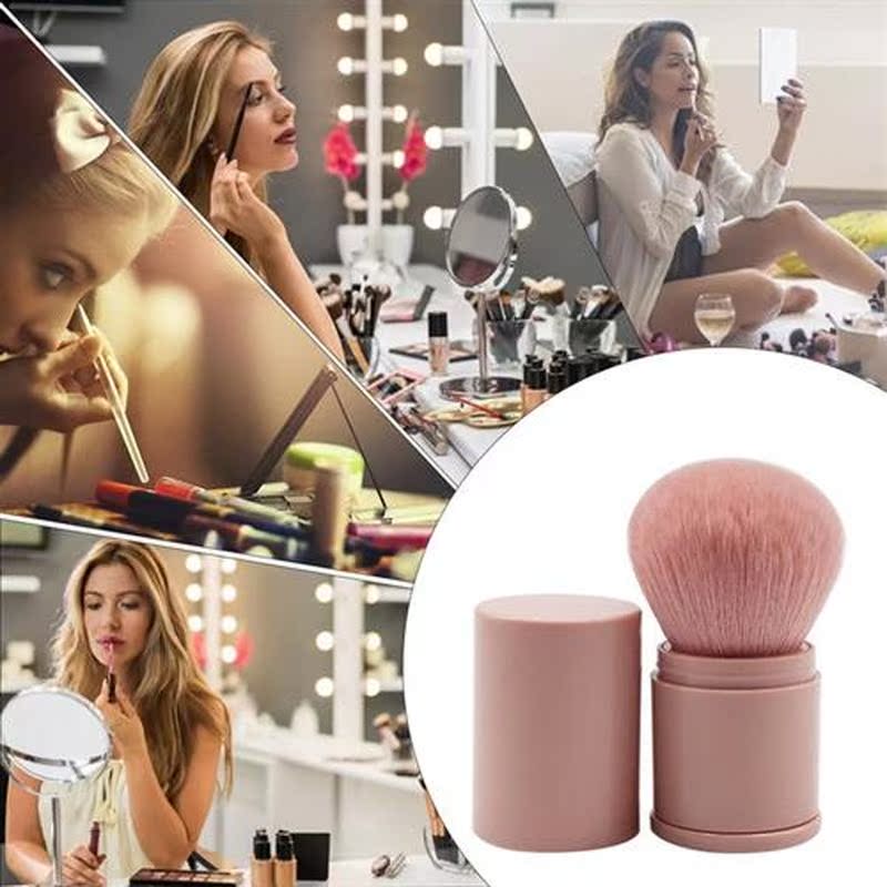Convenient Retractable Makeup Brush One Large Powder Blush B