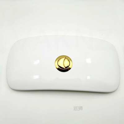 Dual Flush toilet tank Gold colour 38mm/48mm/58mm Button Rou