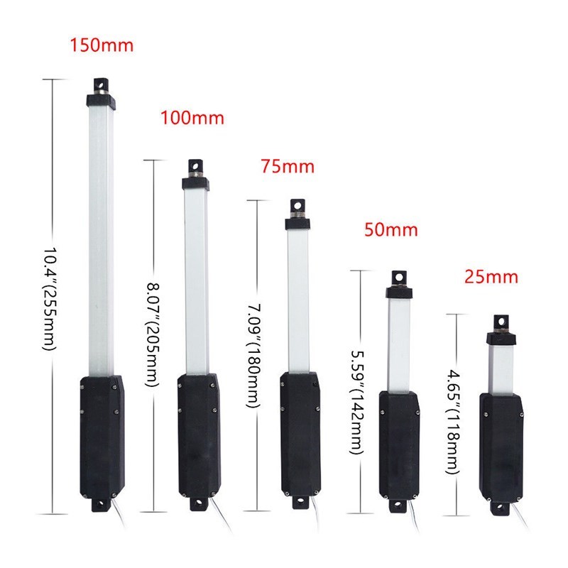 Linear Actuator 12 V Volt Electric Lineal Push Rod Mini Moto