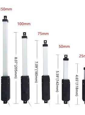 Linear Actuator 12 V Volt Electric Lineal Push Rod Mini Moto