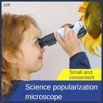 Children's outdoor portable electronic handheld microsco
