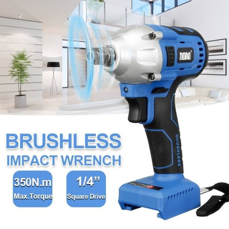Update 350N.m Brushless Cordless Electric Impact Wrench Rech