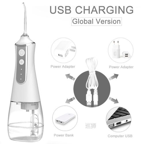 350ML Oral Irrigator Waterproof Irrigador Dental Water Floss
