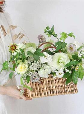 Mini Flower Basket Ins yle Portable orage Basket for Hom