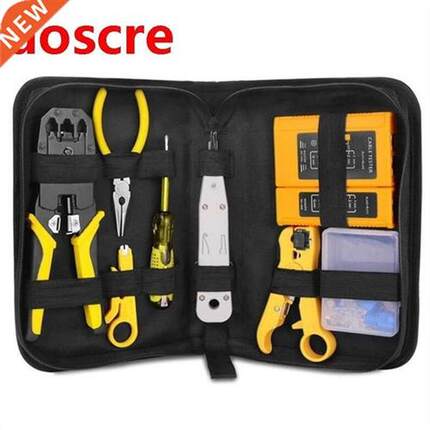 J45 RJ11 RJ12 Network Repairing Plier Tool Kit with Cable Te