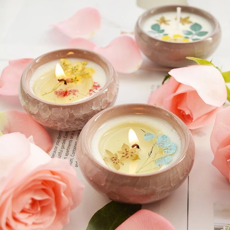 Scented Candles Gifts Set for Women Candles Fragrance for Ba