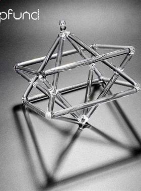 TOPFUND Healing Musical merkaba Clear Quartz Crystal Singin