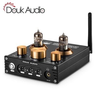 Douk audio HiFi Bluetooth 5.0 Tube Vacuum Preamplifier USB D