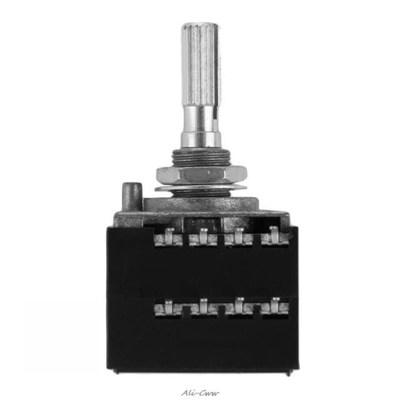 Potentiometer RH2702 8 Pin Serrated Split Shaft 6MM Precisio