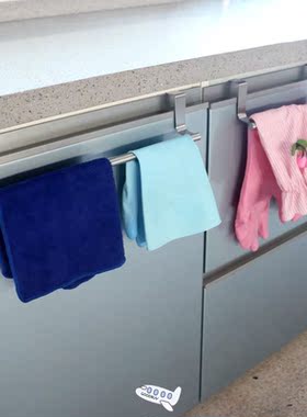 1pc Stainless Steel Bathroom Towel Stand Rack Kitchen Cupboa