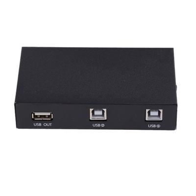 77UA 2 in 1 Out USB Print Sharer, 2 USB 2.0 Ports Splitter S