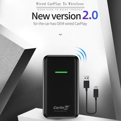 Carlinkit new version 2.0 update IOS13 Apple CarPlay Wireles