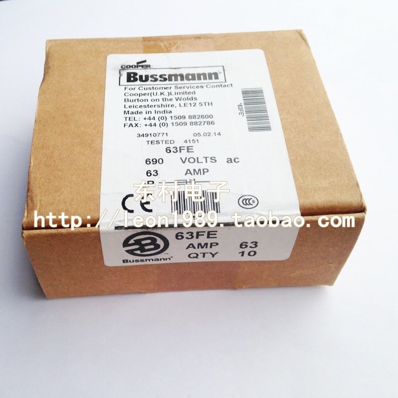 US BUSSMANN fuse 690V 63A BS88 4 63FE fuse / BUSS fuses 模玩/动漫/周边/娃圈三坑/桌游 其他类型纸模 原图主图