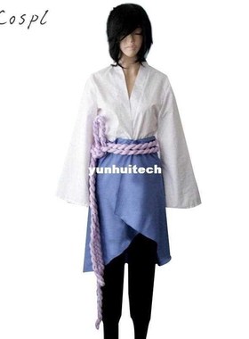 Uchiha Sasuke Cosplay Costume Anime Naruto Disguise Outfit S