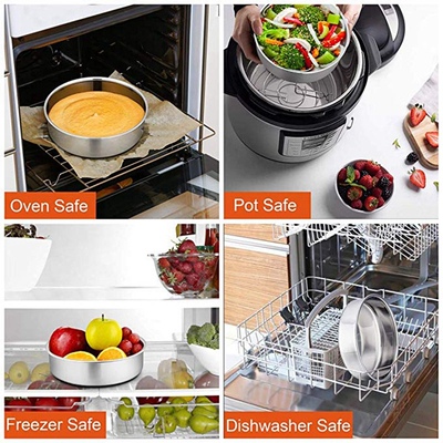 4 Pcs Cake Pan Aluminum Alloy Round Baking Pans Cake Pans