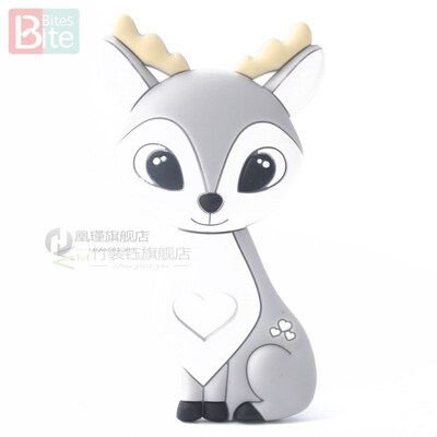 1pc Silicone Teether Christmas Gifts Tree Snowflake Pacifier