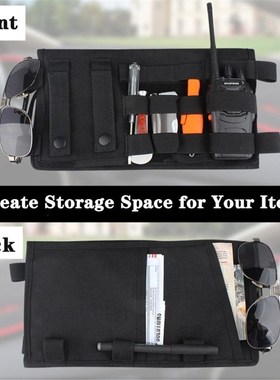 Roof Sun Visor Storage Bag Sunshade Pocket for Jeep Wrangler