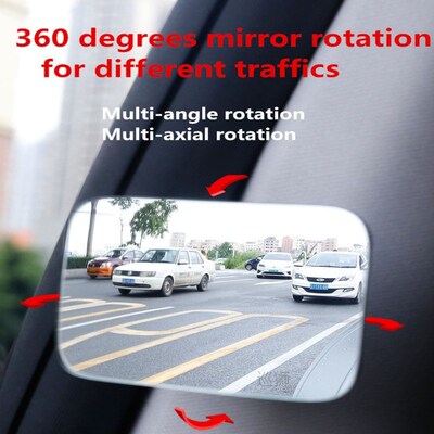 1pcs Car Mirrow HD Convex Blind Spot Mirrow 360 Degree Wide
