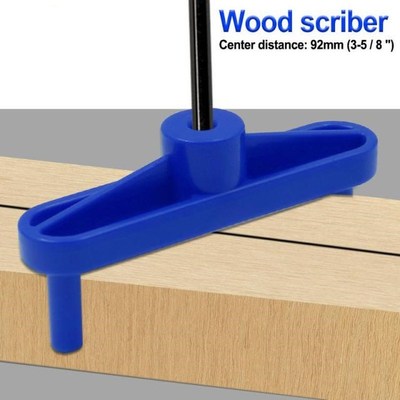 Woodworking Scribe Gauge Fixture Measure Line Ruler Doweling