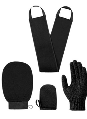 Self Tanning Mitt Applicator Set 4 in 1 Exfoliating