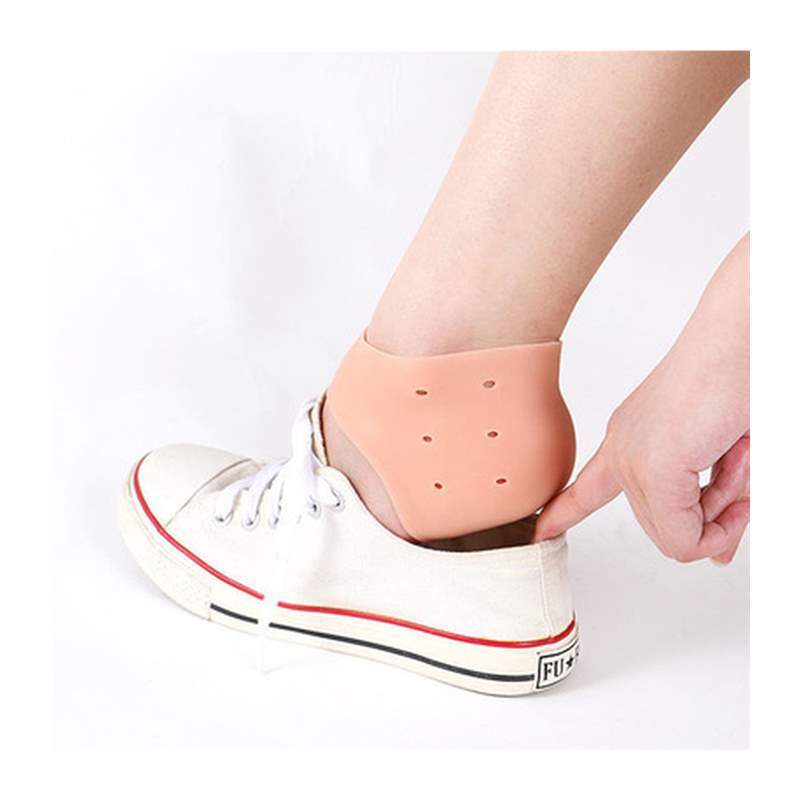 2Pcs Silicone Feet Care Socks Moisturizing Gel Heel Thin Soc