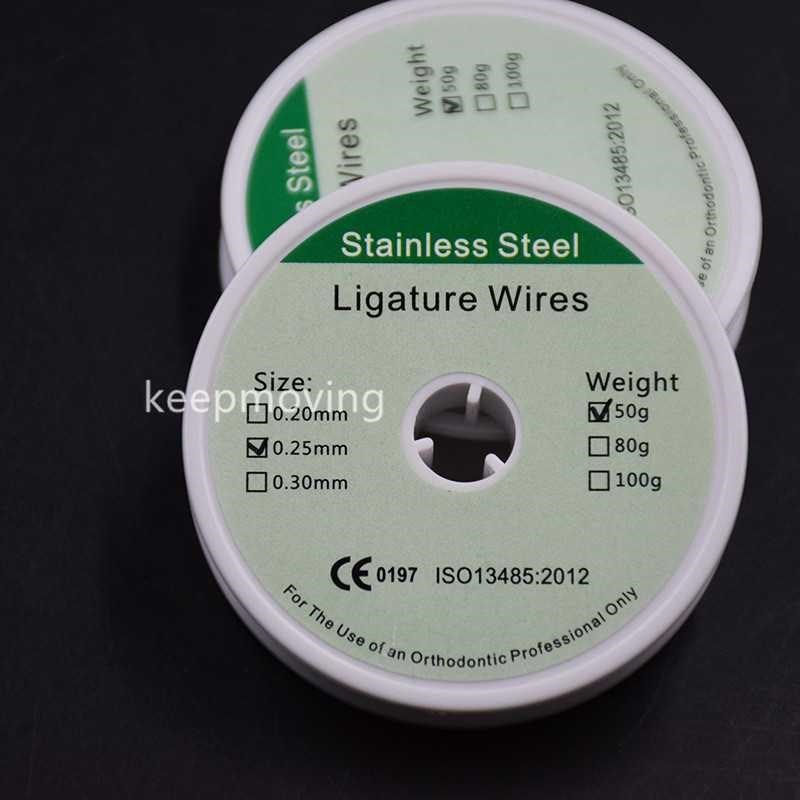 1 Rolls Dental Orthodontic Ligature Wire Round Spool Stainle