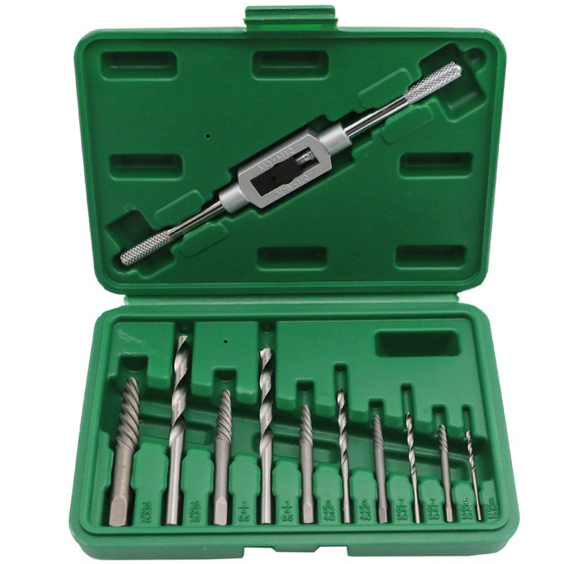 11 In 1 Drill Bits Screw Extractor With Box Twist Drill Bits