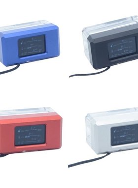 Computer Water Cooling Flow Meter Flow Indicator LED Thermom