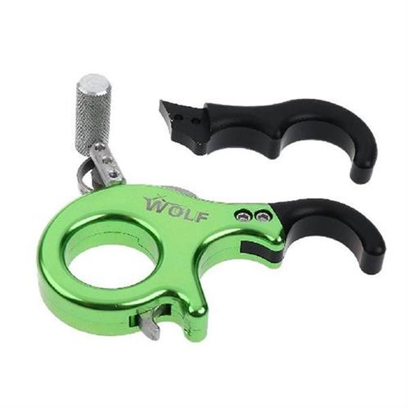 3 Finger Archery Compound Bow Release Aids Flexible Thumb