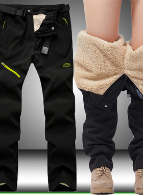 Winter Men Fleece Pants Hiking kking Camping Climb Pants Mal