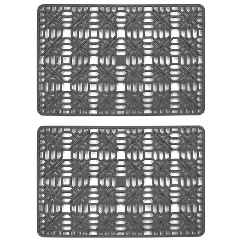 AT35 2PCS Silicone Kitchen Sink Mat,Great Sink Protector