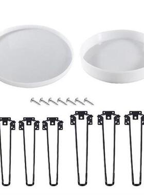 Table Silicone Mold with 3 Table Leg and Screw Resin Mold