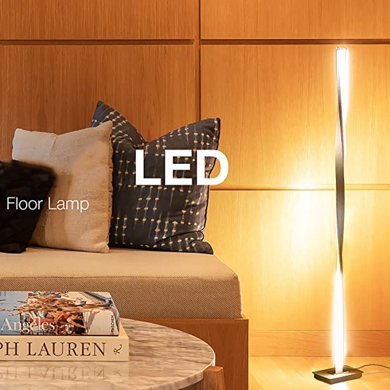 LED Floor Lamp Stand Bedroom Decoration Floor Light  Bedside