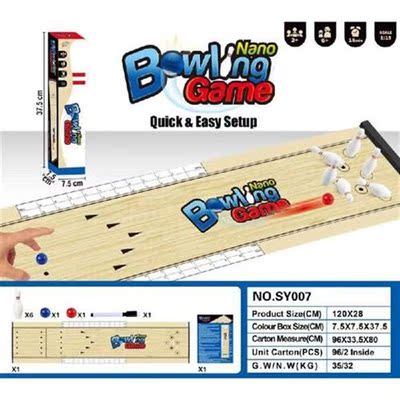 Mini Desktop Bowling Game Toy Funny Indoor Leisure