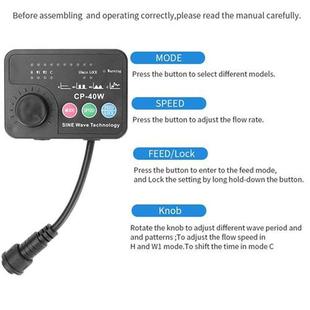 Jebao Wave Maker Aquarium pump Marine Wave Maker Controller