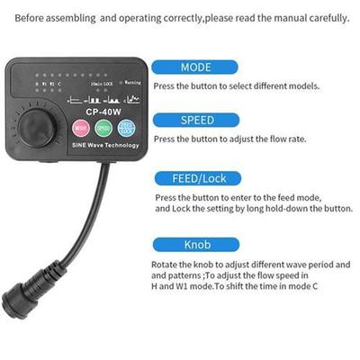 Jebao Wave Maker Aquarium pump Marine Wave Maker Controller