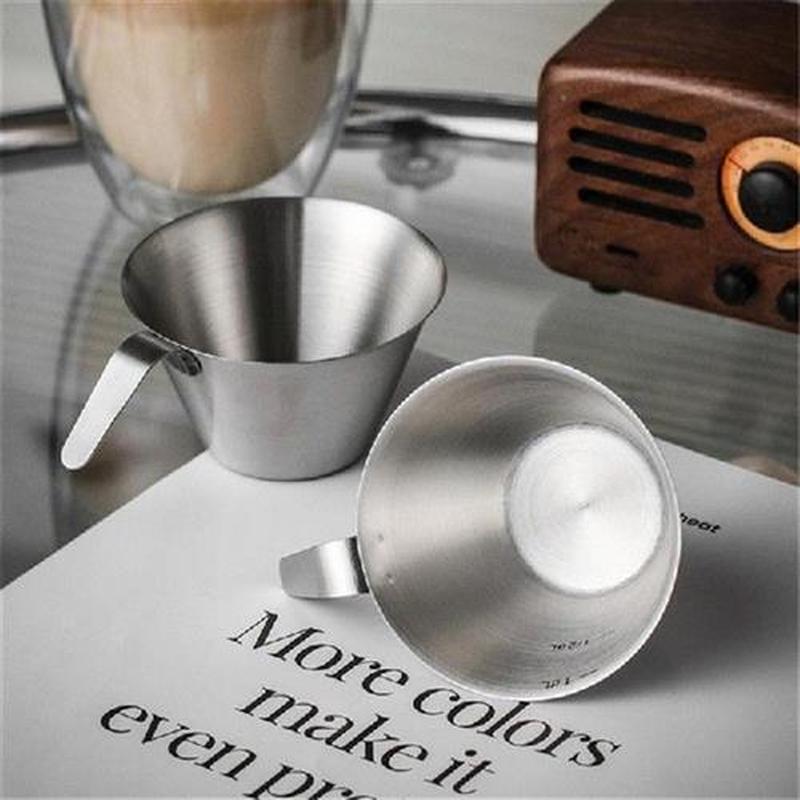 90ml Stainless Steel Measuring Cup Espresso Machine Ounce