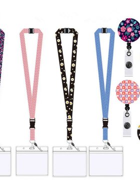 Adjustable Retractable Card Holder Name Badge Holdestudents