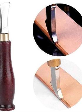 Leather Shallow Slot Edge Linear Leather Edge Creaser